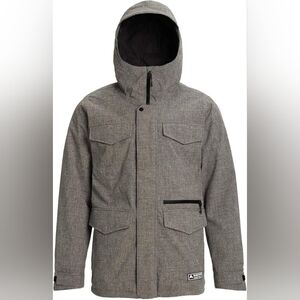 Burton Covert Men's Snowboard Jacket 2023 Color: Bog Heather - Like New - Size M
